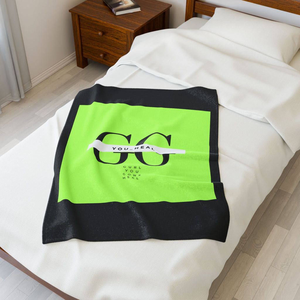 Cozy Velveteen Plush Blanket - You Heal Design