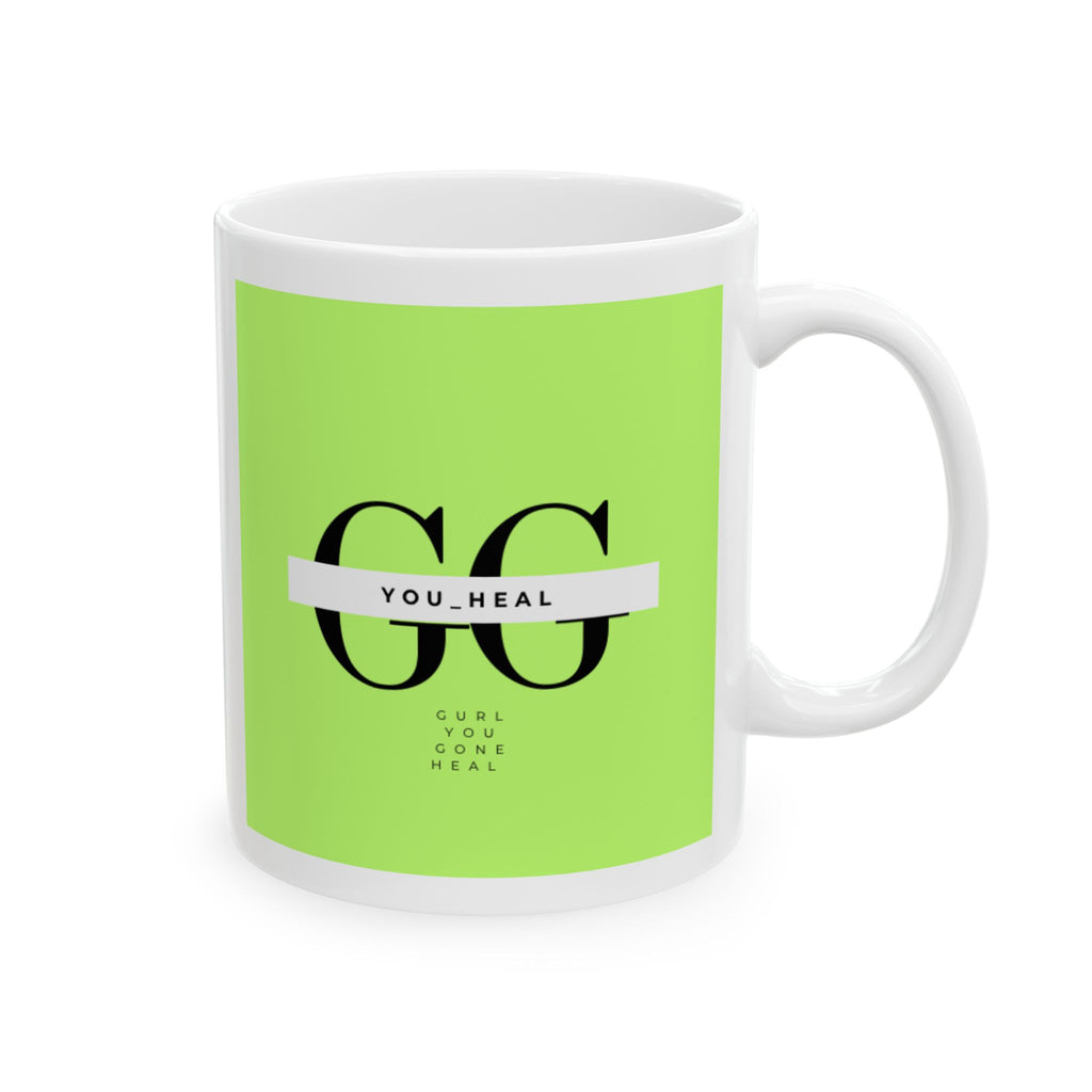 Modern Minimalist Green Ceramic Mug - Perfect Gift for Home and Office